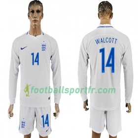 Tenue Angleterre Valcott 14 Domicile Coupe du monde 2018 Maillot de Foot ML